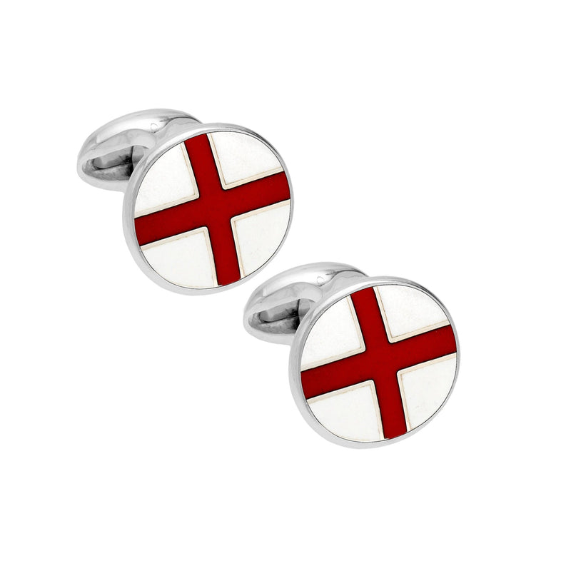 Platinum Jubilee St George Enamel Cufflinks