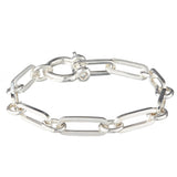 VIRTUE Silver Shackle Chain Link Bracelet
